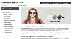 Desktop Screenshot of eyewearcanada.com